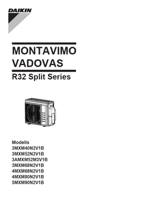 3MXM-N, 3AMXM-M, 4MXM-N, 5MXM-N_3PLT417620-2M_Installation manual_Lithuanian download